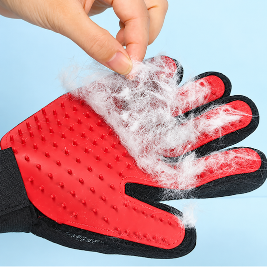 Pet Grooming De-shedding Gloves
